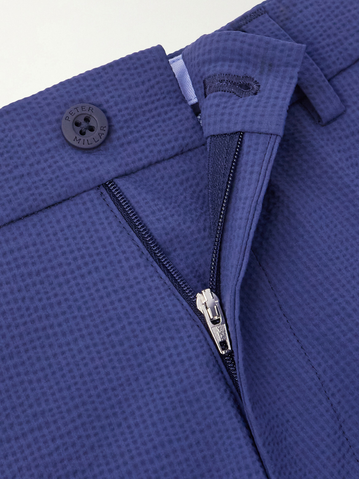 Peter Millar - Matlock Straight-Leg Seersucker Golf Shorts - Blue