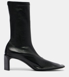 Jil Sander Trunk leather mid-calf boots