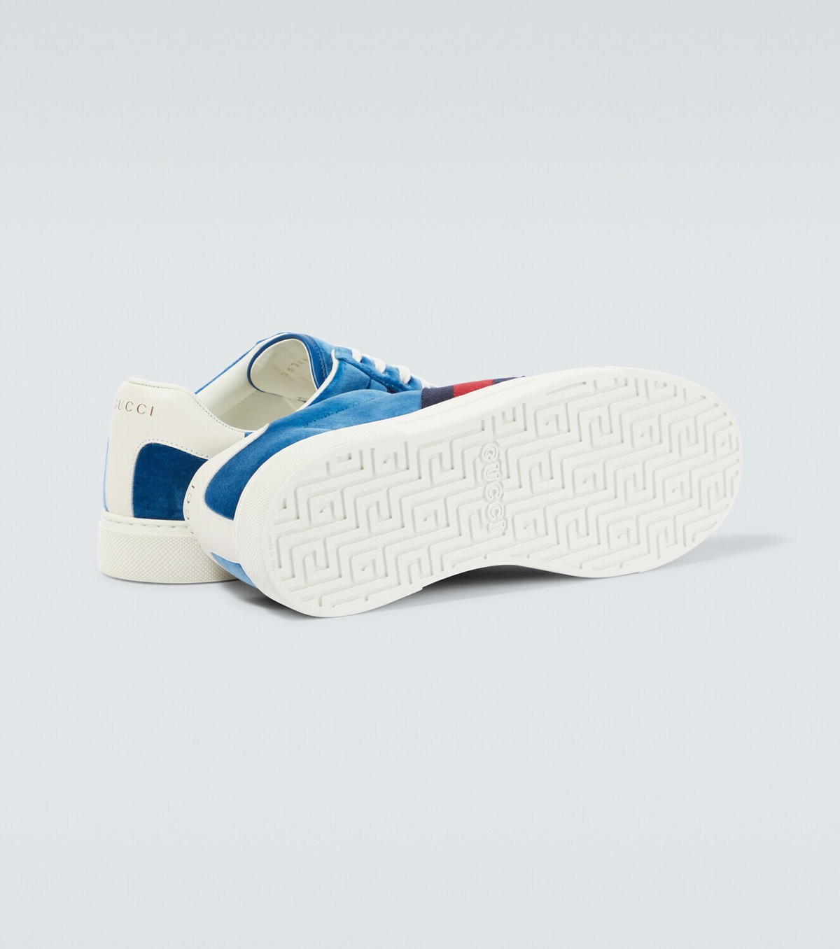 Gucci Ace cotton velvet sneakers Gucci display picture 1