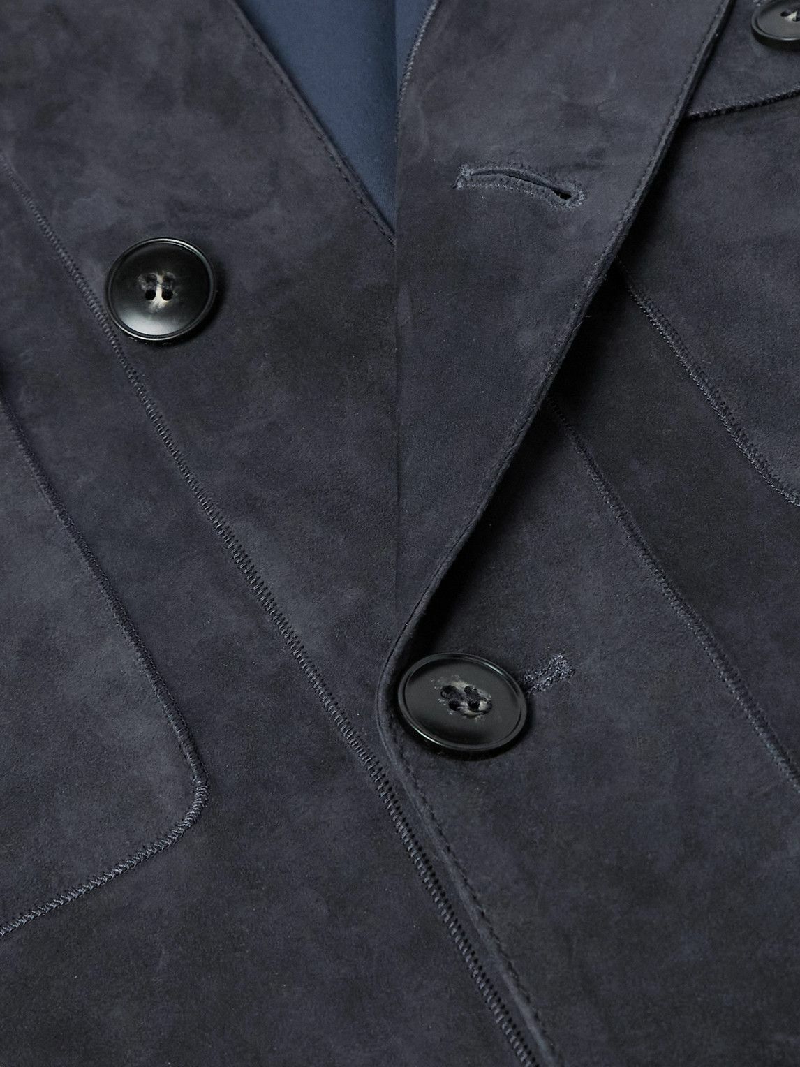 Canali - Suede Jacket - Blue