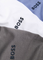 Boss Classic Logo-embroidered Cotton T-shirt set of Three Multicoloured