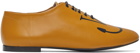 JW Anderson Brown Logo Ballerina Oxfords