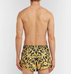 Versace - Short-Length Printed Swim Shorts - Gold