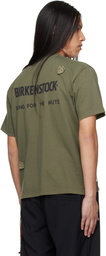 Song for the Mute Green Birkenstock Edition 'The Gardener' Crochet Flower T-shirt