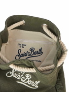 MC2 Saint Barth Green Boat Linen Backpack