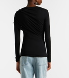Marant Etoile Dressi draped jersey top