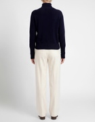 Victoria Beckham Womens Turtleneck Midnight in Blue