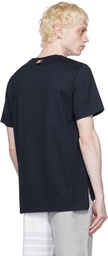 Thom Browne Navy Side Slit T-Shirt