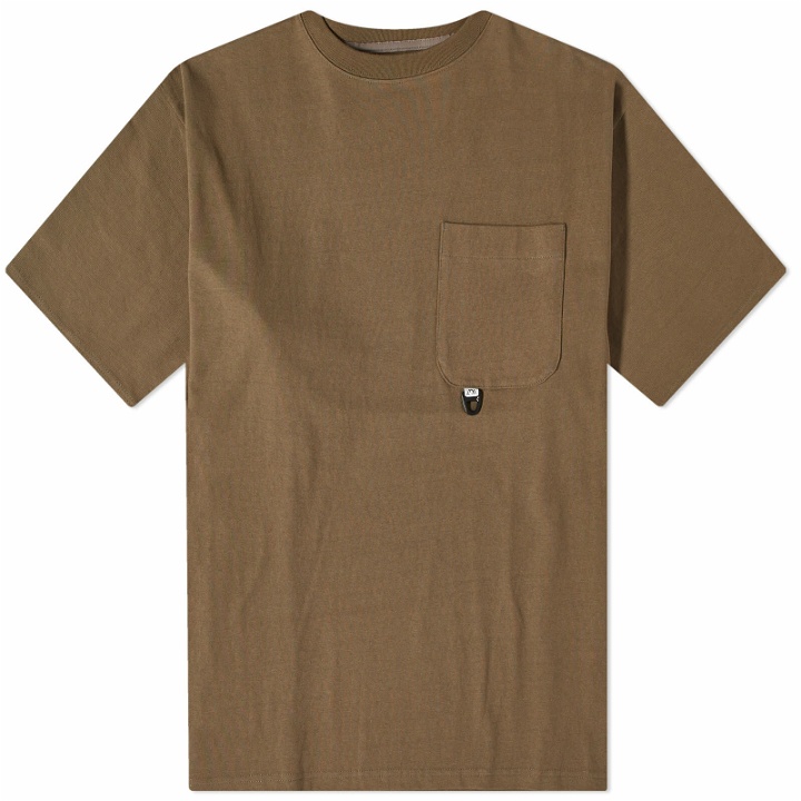 Photo: CMF Comfy Outdoor Garment Men's CMF Outdoor Garment Slow Dry Pocket T-Shirt in Green