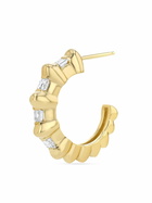 Lizzie Mandler Fine Jewelry 18K Yellow Gold Bubble Bar Hoop Earrings