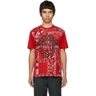 Versace Red Bandana Medusa T-Shirt