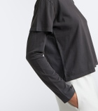 Leset Margo layered cotton jersey T-shirt