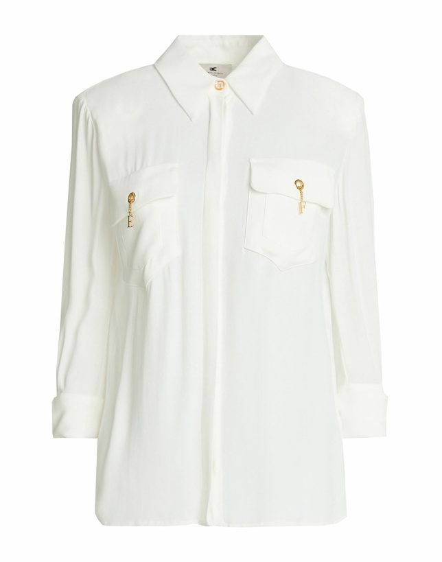 Photo: Elisabetta Franchi Womens Shirt in White