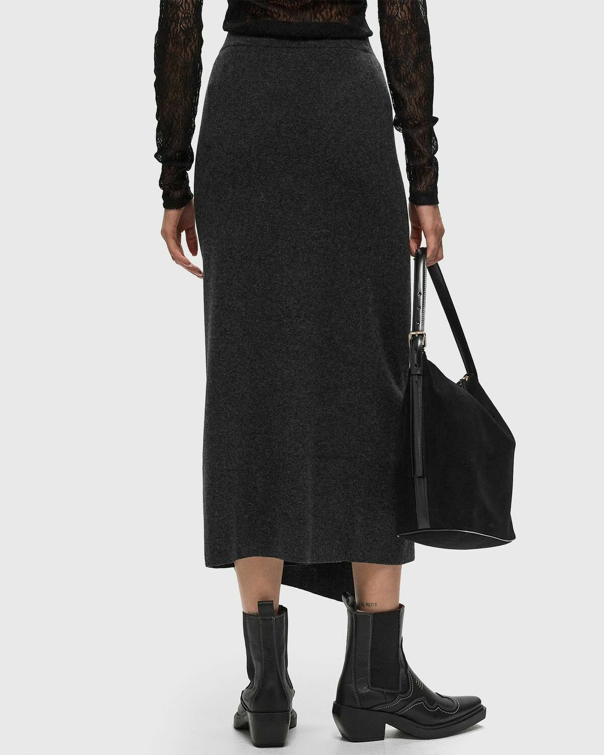 Gestuz Manzigz Skirt Grey Skirts