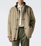 Auralee Reversible leather and wool jacket