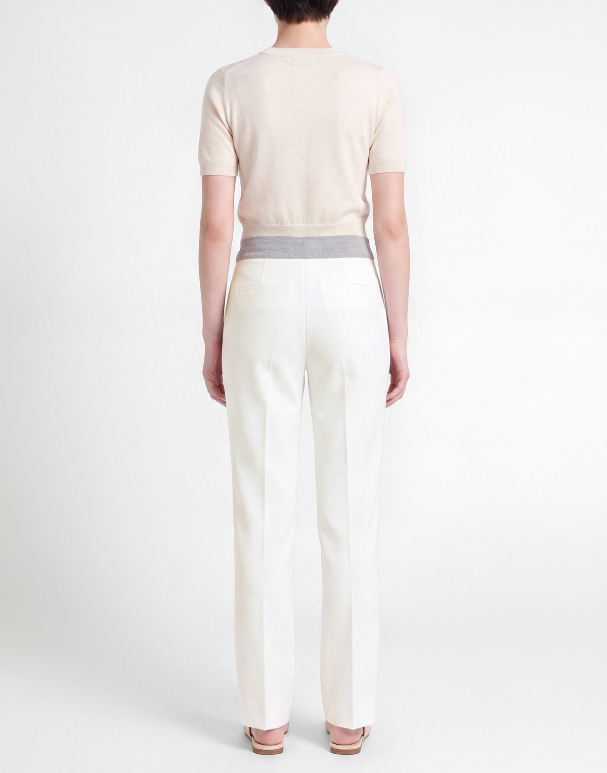 Peserico Womens Pants in White