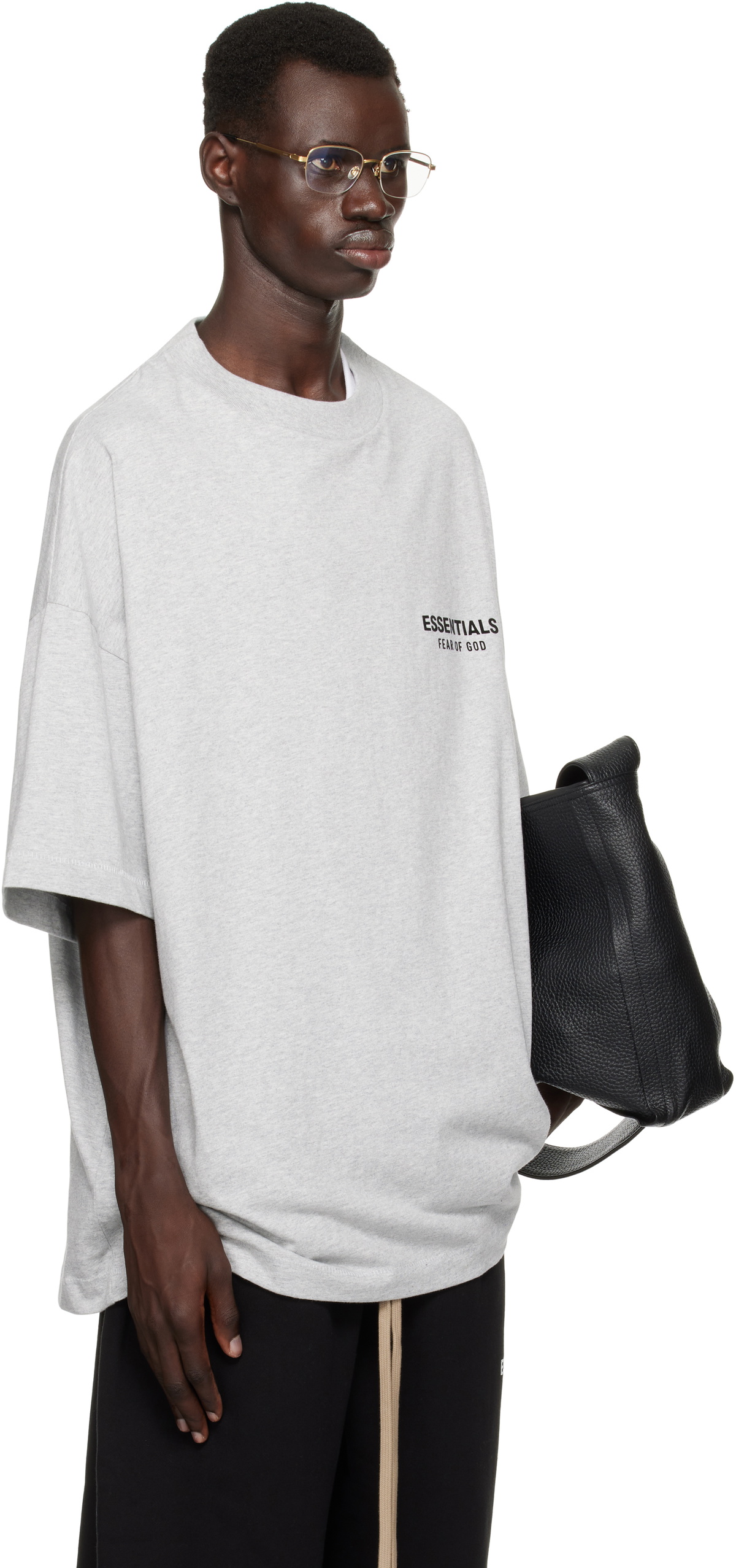 追跡有【Fear Of God】Jersey Crewneck Tシャツ(送料込) Jersey Crewneck T-Shirt in Heather Gray | Fear of God