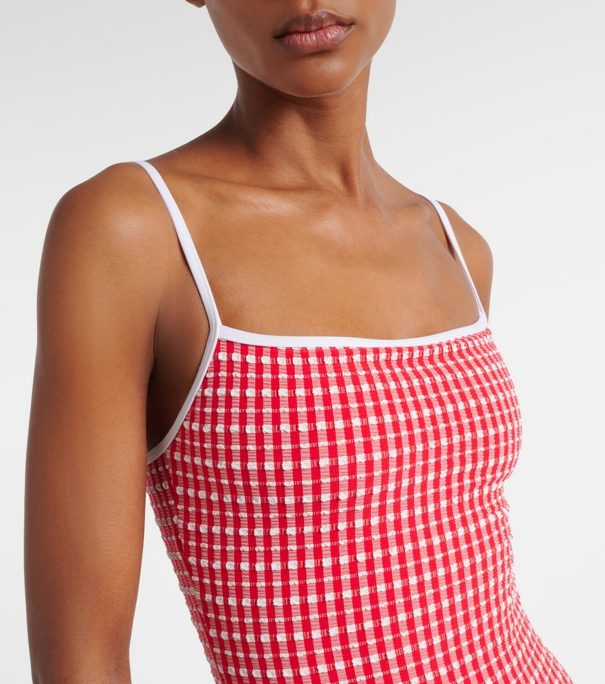 Jade Swim Layla gingham swimsuit