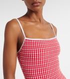 Jade Swim Layla gingham swimsuit