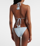 Anna Kosturova Crochet cotton bikini top