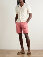 Incotex - Slim-Fit Cotton-Twill Bermuda Shorts - Pink