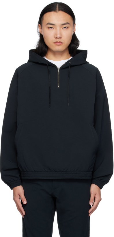 Photo: nanamica Black ALPHADRY Hoodie