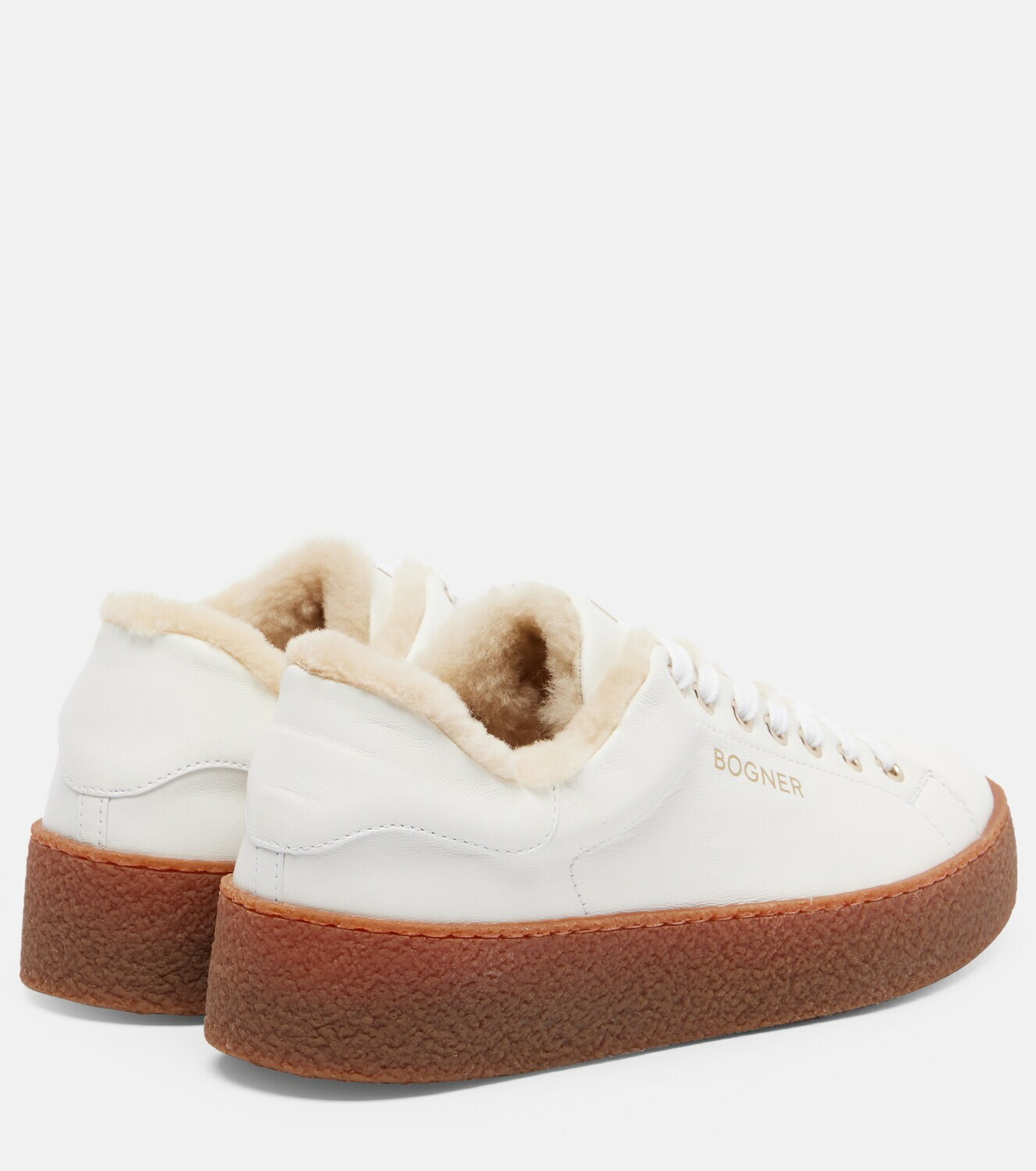 Bogner Lucerne shearling-lined leather sneakers
