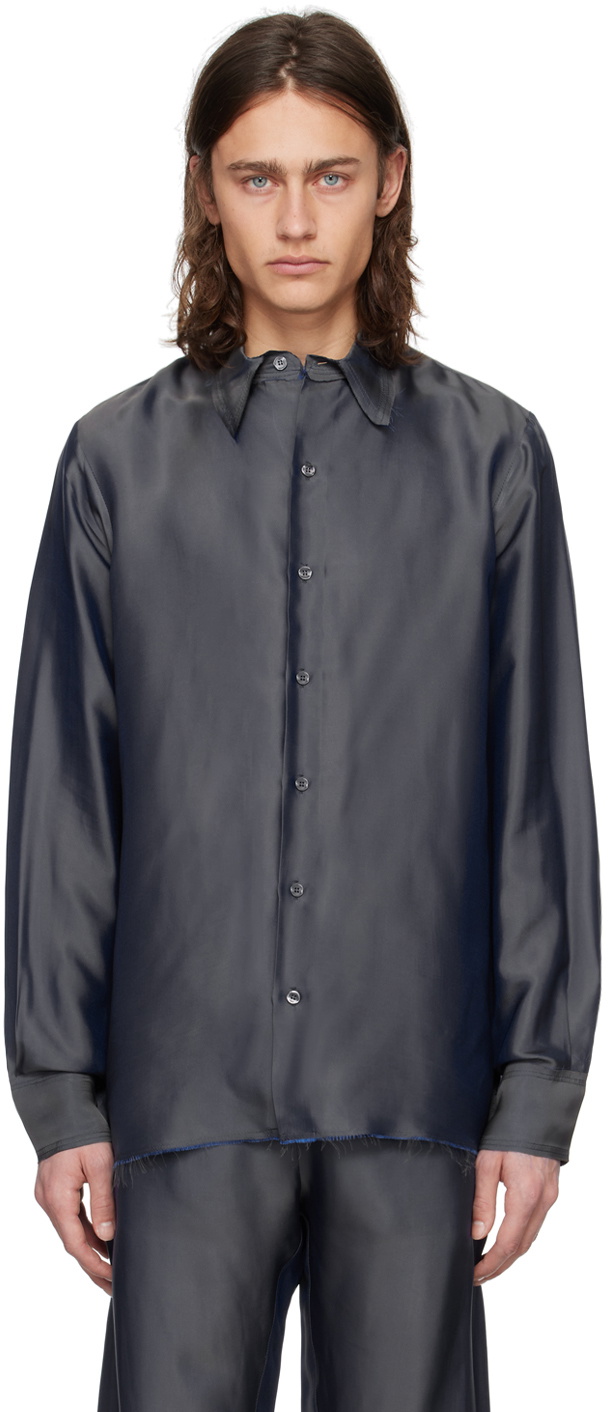 Gabriela Coll Garments Blue No.197 Shirt