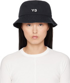 Y-3 Black Logo Bucket Hat
