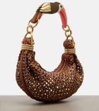 Chloé Bracelet Small woven leather shoulder bag