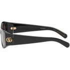 Gucci Black GG Corner Cat-Eye Sunglasses