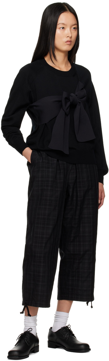 tao Black Bow Sweater