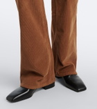 Stella McCartney Cotton corduroy flared pants