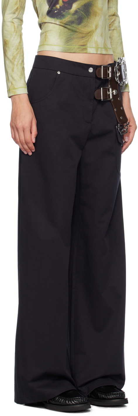 Chopova Lowena Navy Manrope Trousers