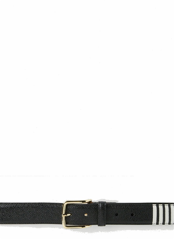 Photo: Thom Browne - Four Bar Belt in Black