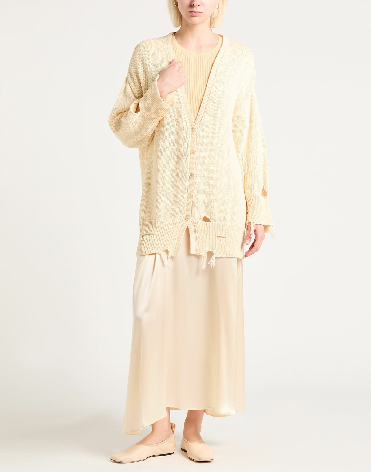 Jucca Womens Cardigan Cream