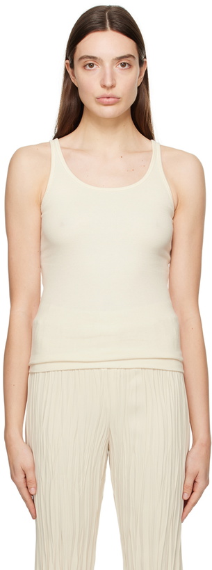Photo: BITE Off-White Rib Tank Top