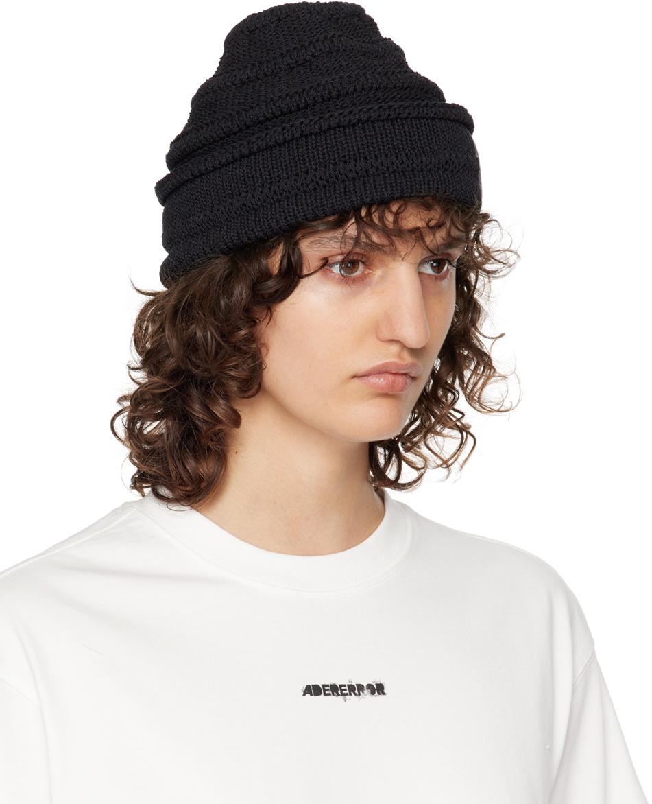 ADER error Black Montblanc Beanie