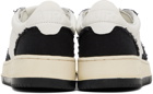 AUTRY White & Black Medalist Low Sneakers