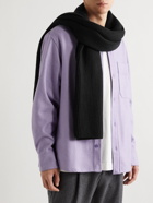 James Perse - Thermal Ribbed Recycled Cashmere Scarf
