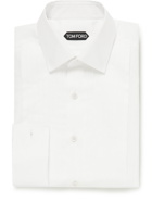 TOM FORD - Bib-Front Cotton Tuxedo Shirt - White