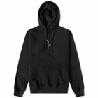 Magenta Men's Tree Plant Hoody in Black