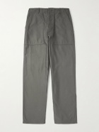 Kaptain Sunshine - Baker Straight-Leg Cotton Trousers - Gray