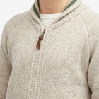 Pendleton Men's Salmon Falls Zip Cardigan in Oatmeal