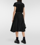 Sacai Pleated midi skirt