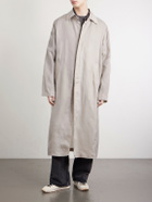 Our Legacy - Cloak Waxed-Twill Trench Coat - Gray