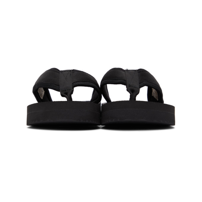 Suicoke Black TONO-V2 Flip Flops Suicoke