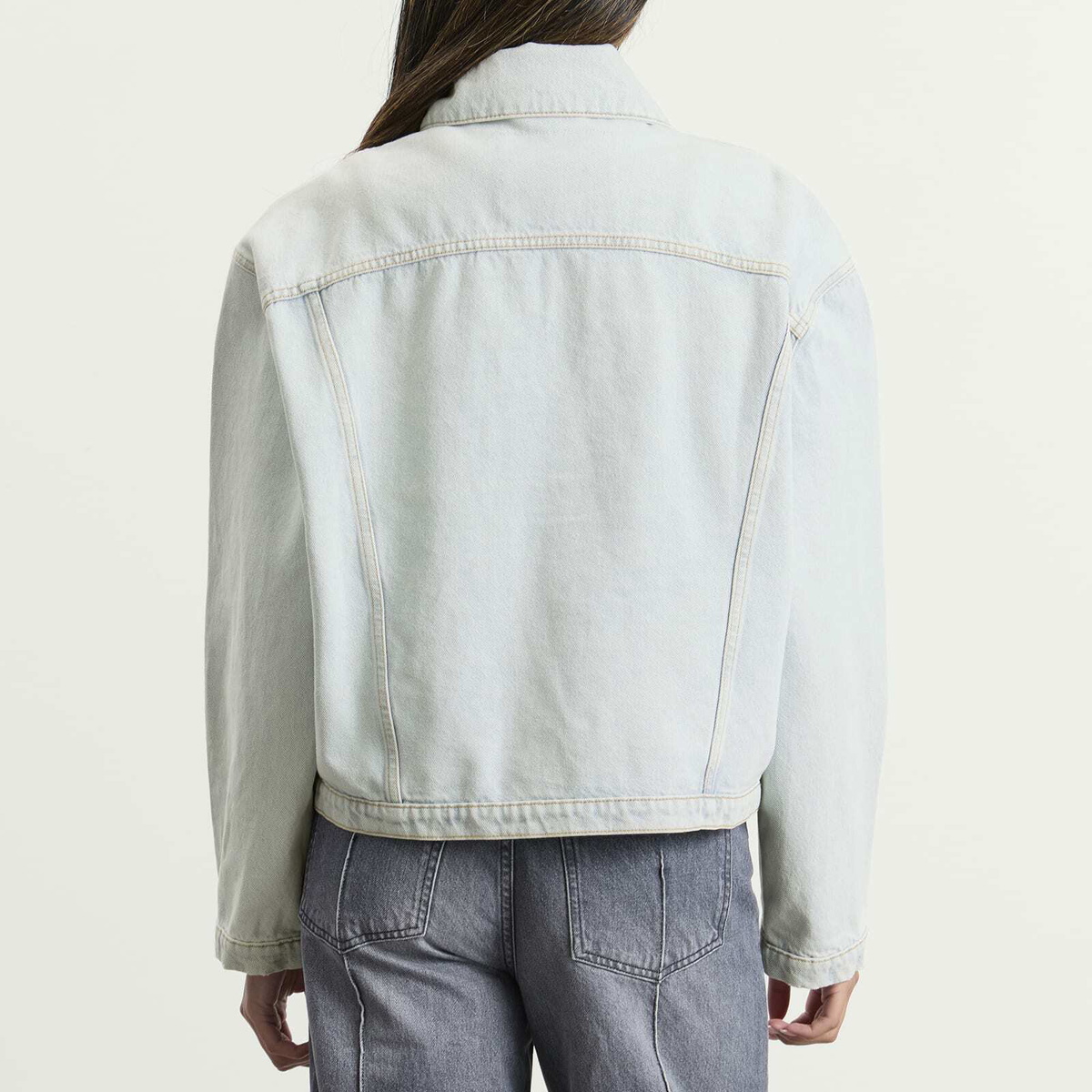 Won Hundred Women's Kaia Denim Jacket in Soft Blue