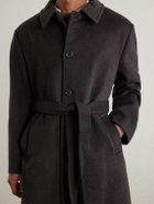 Amomento - Belted Wool-Blend Coat - Brown