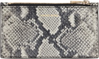 ANINE BING Black & White Lucy Card Holder